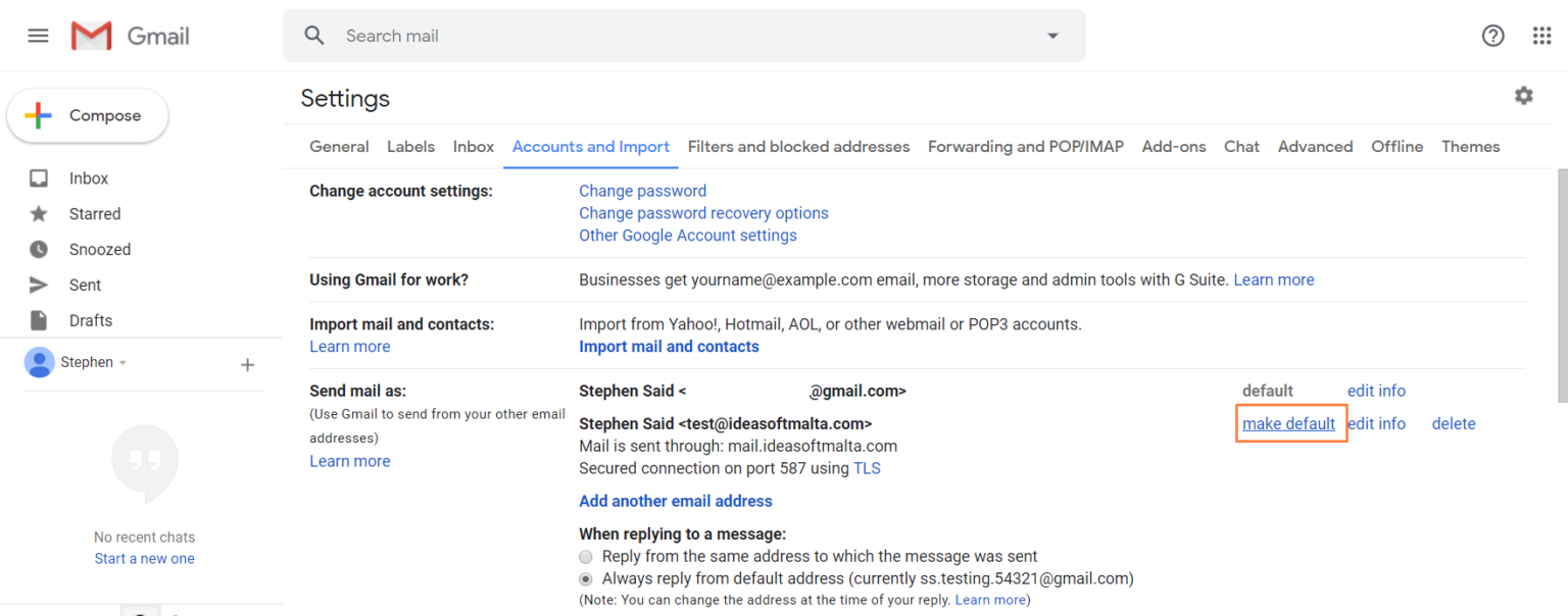 email settings for gmail mozilla