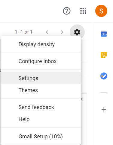 email settings for gmail account